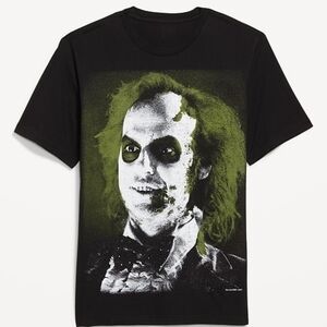 Beetle Juice Black Graphic T-Shirt